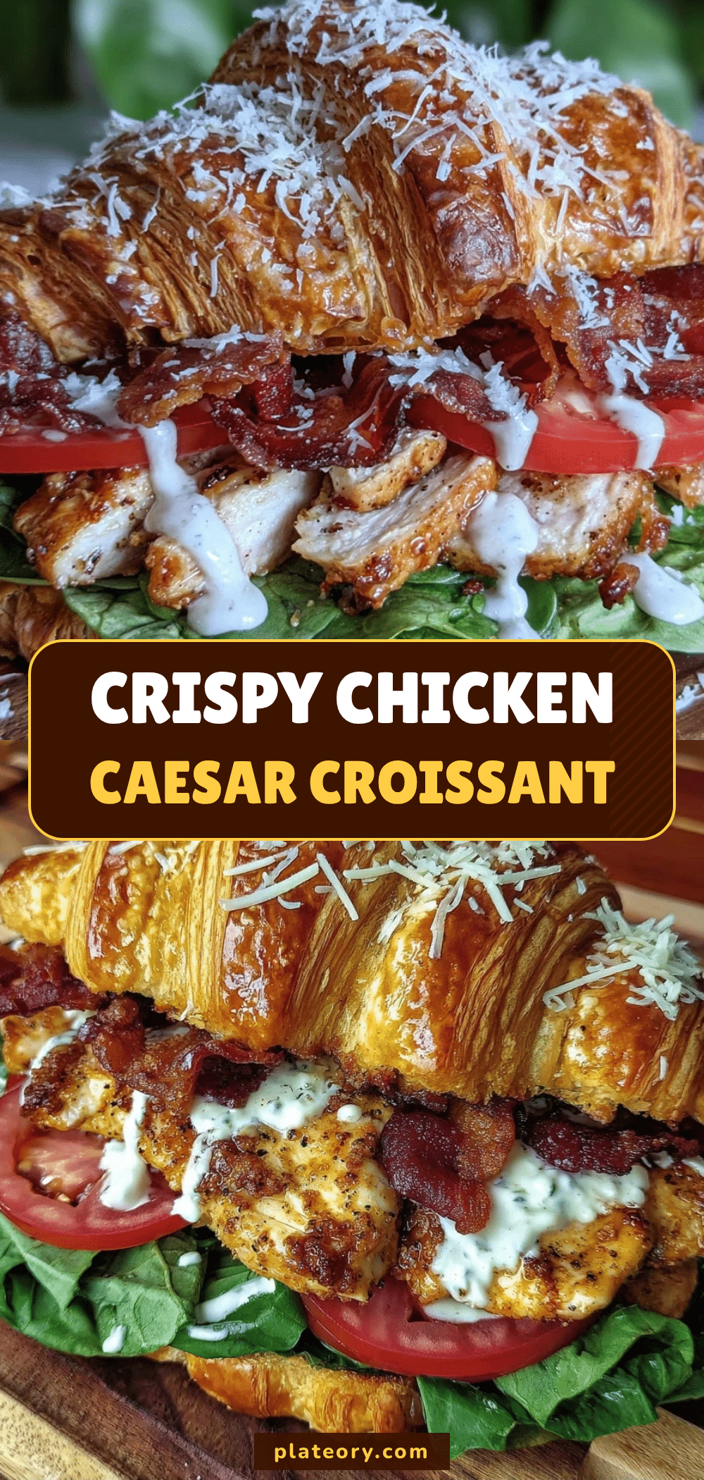 chicken caesar croissant sandwich recipe