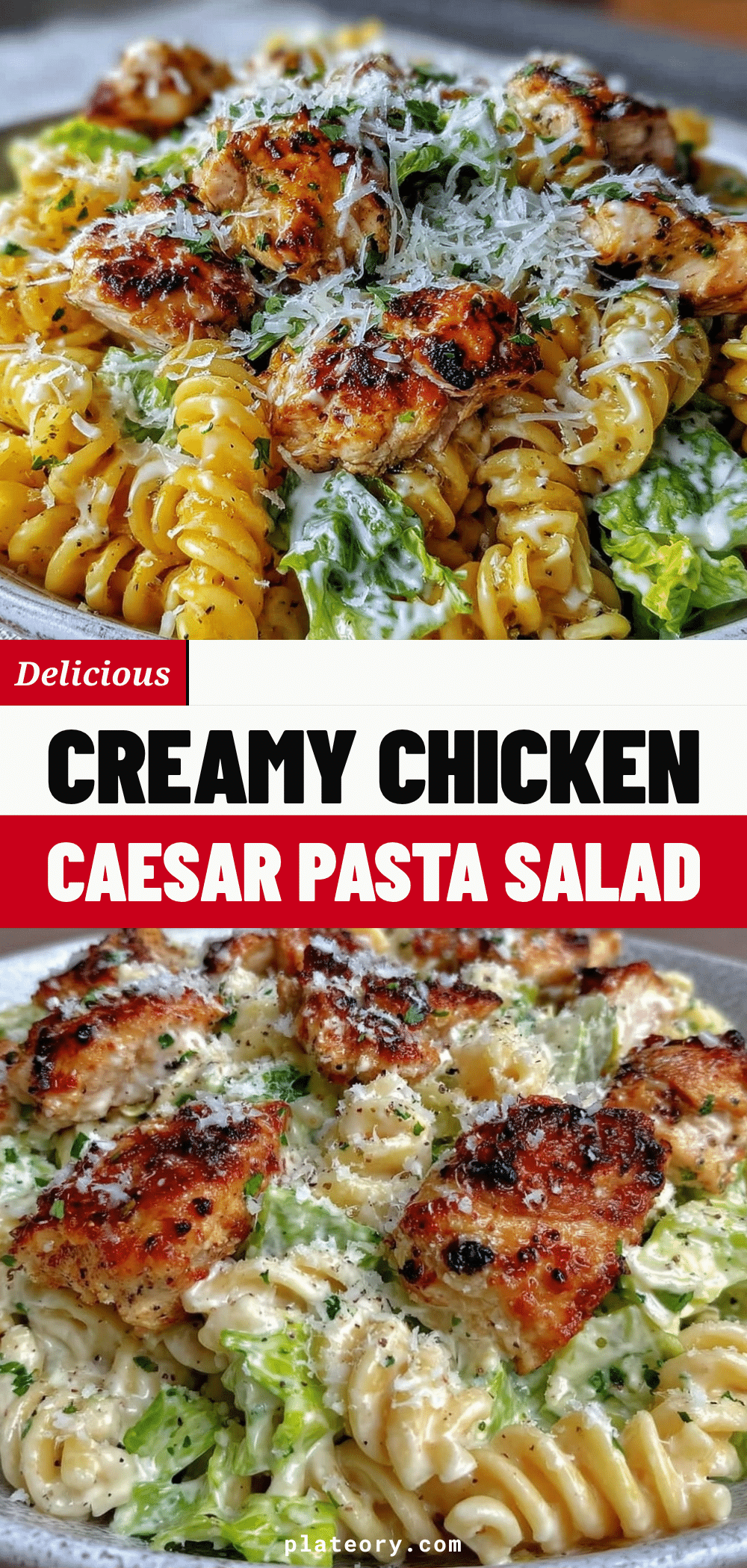 Chicken Caesar Pasta Salad recipe