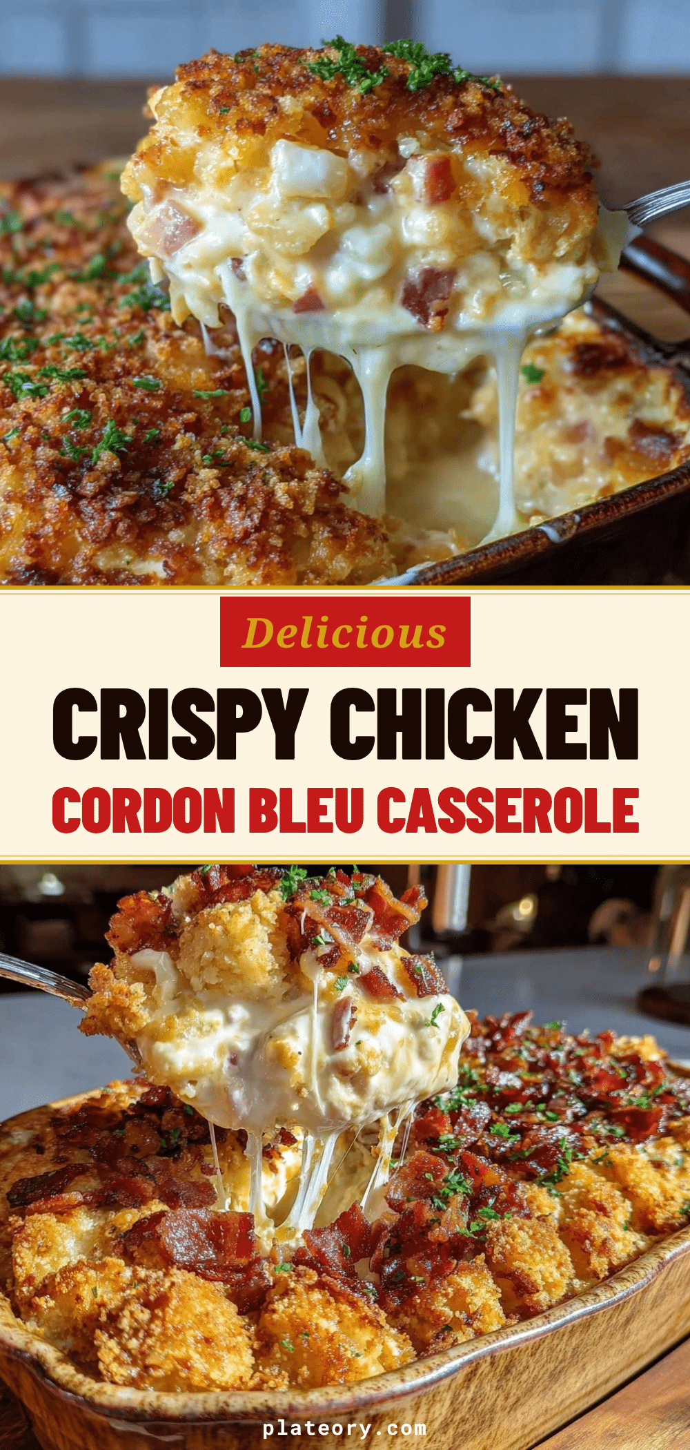 Chicken Cordon Bleu Casserole recipe