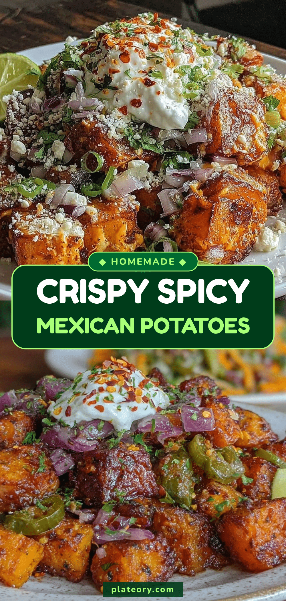 Crispy Spicy Mexican Potatoes recipe
