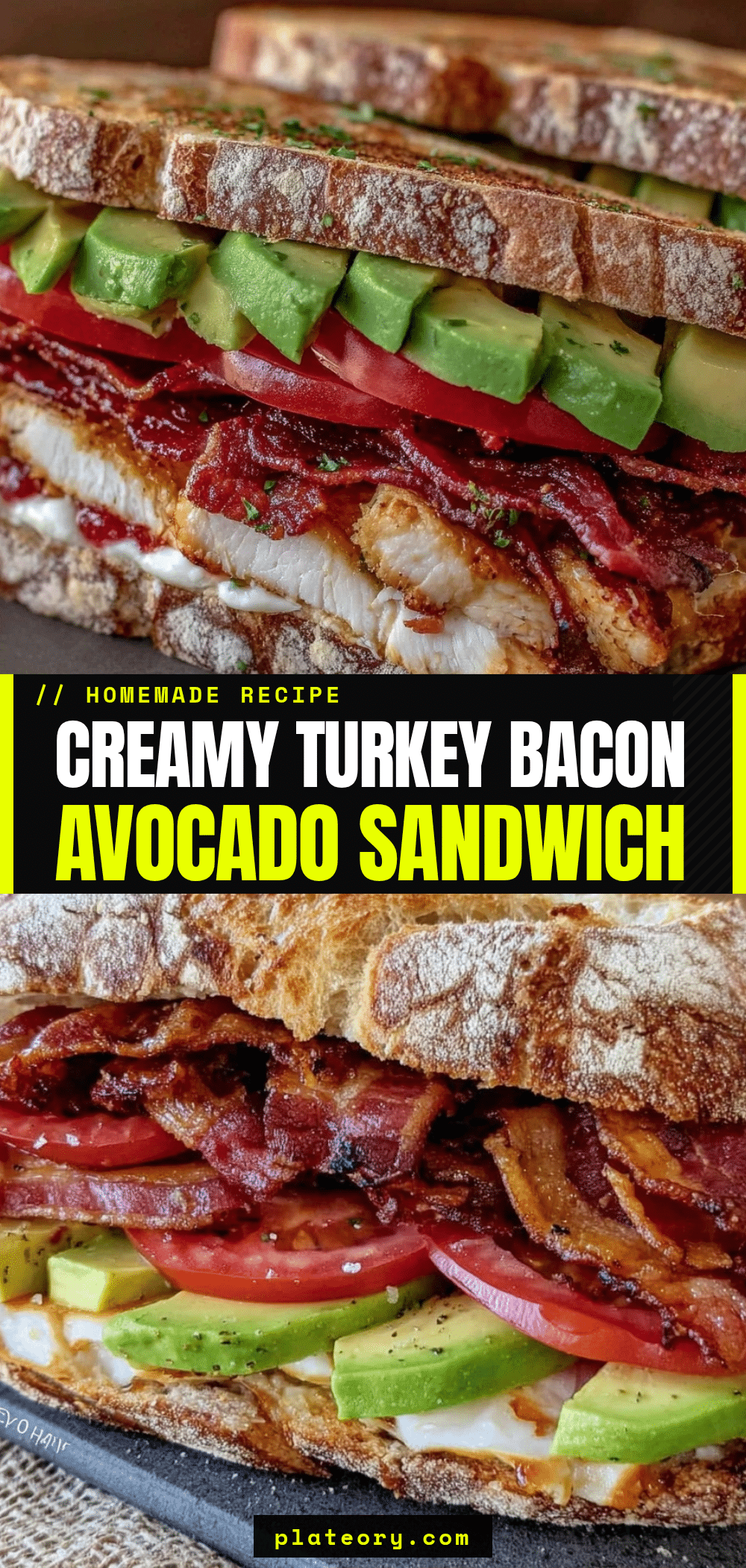 Crispy Turkey Bacon Avocado Sandwich recipe