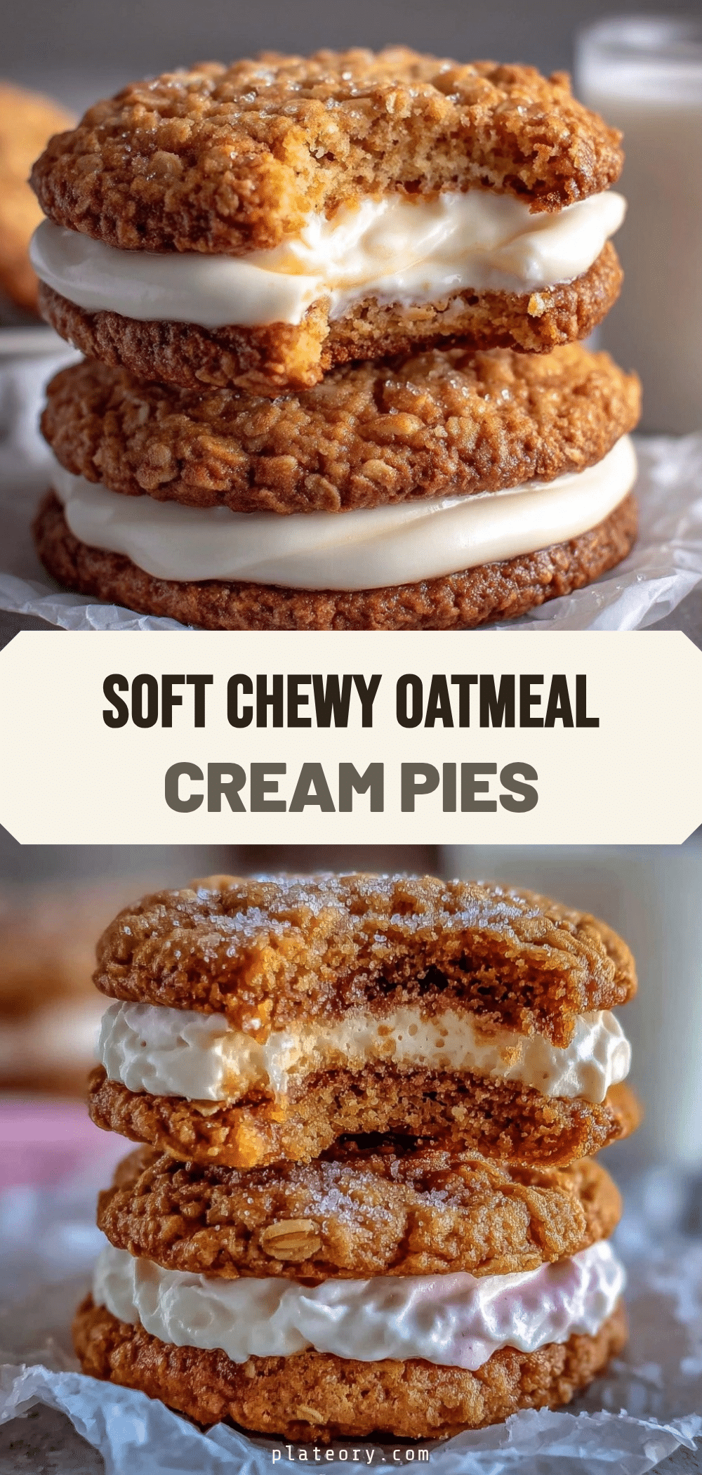 soft chewy oatmeal cream pies recipe