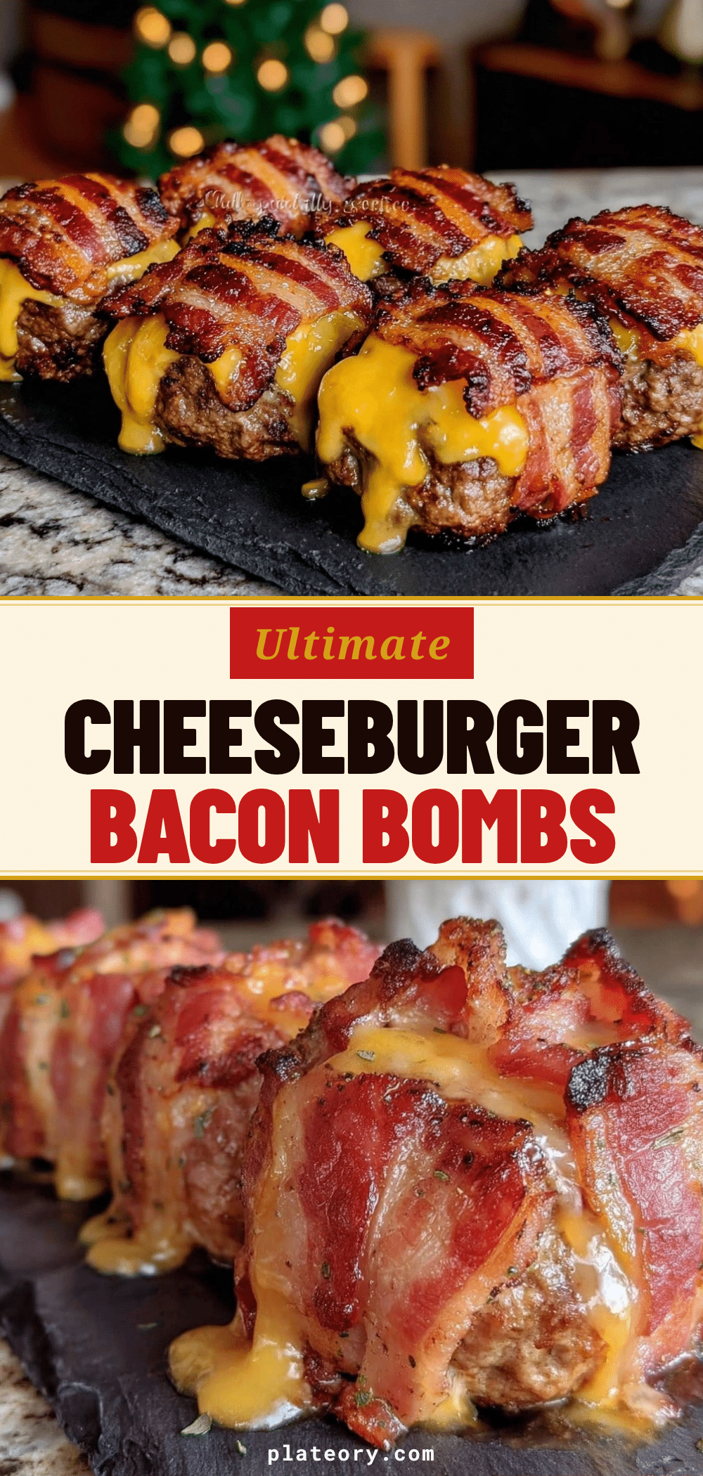 Cheeseburger Bacon Bombs recipe