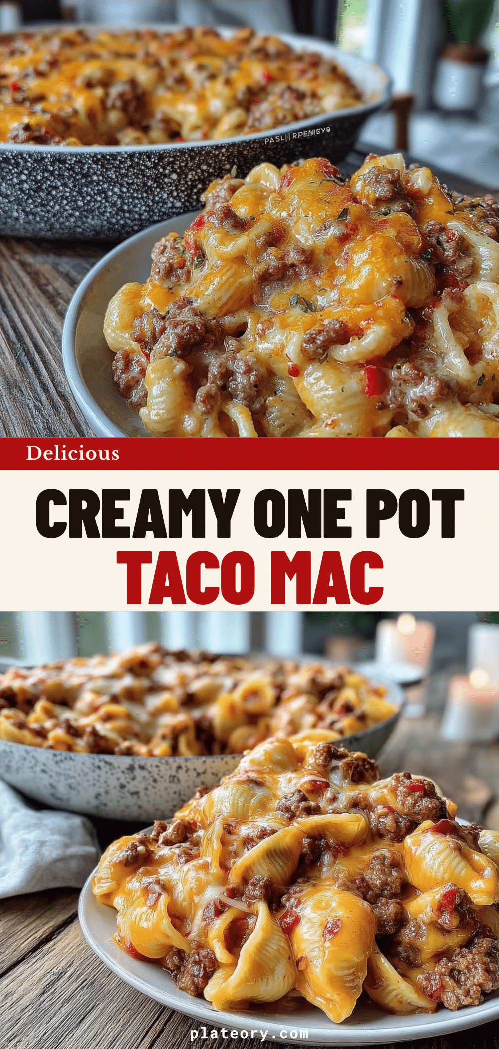 cheesy one pot taco mac recipe