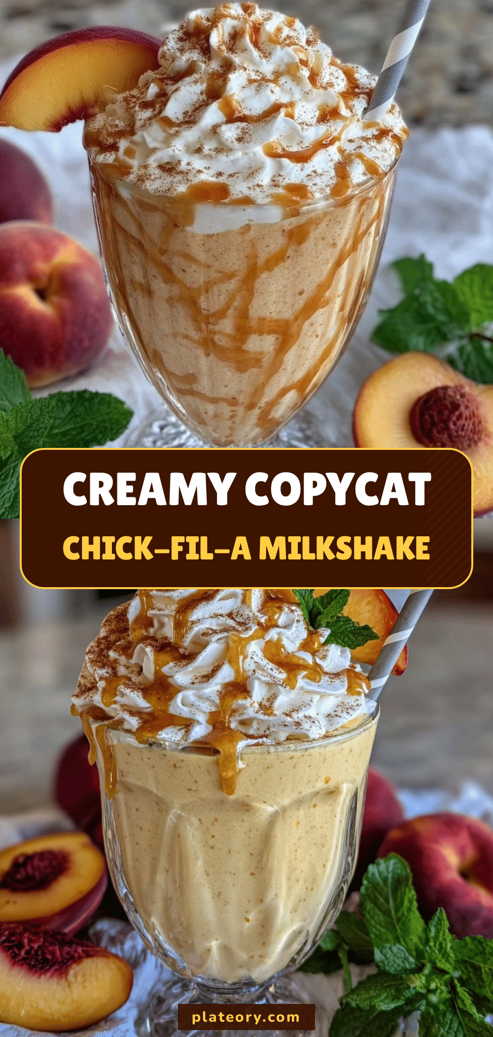 Chick Fil A Peach Milkshake recipe
