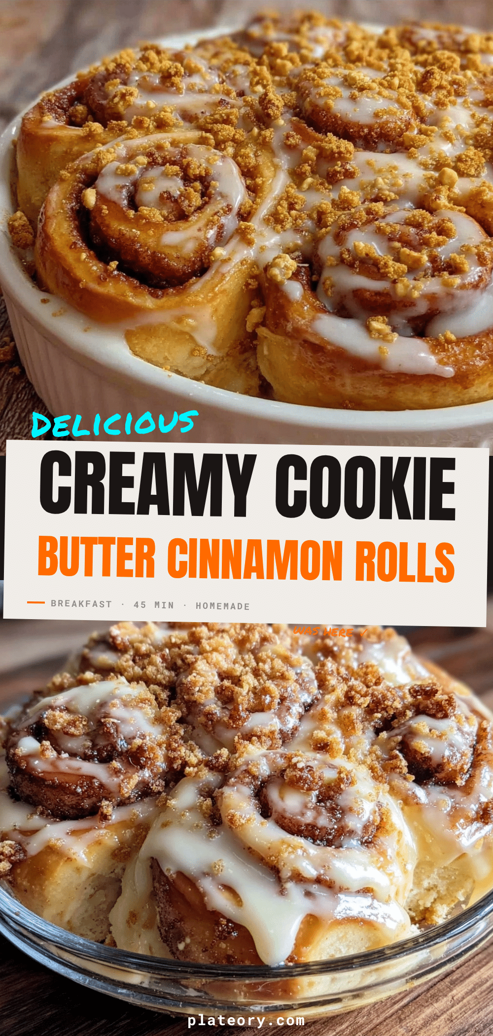 cookie butter cinnamon rolls recipe