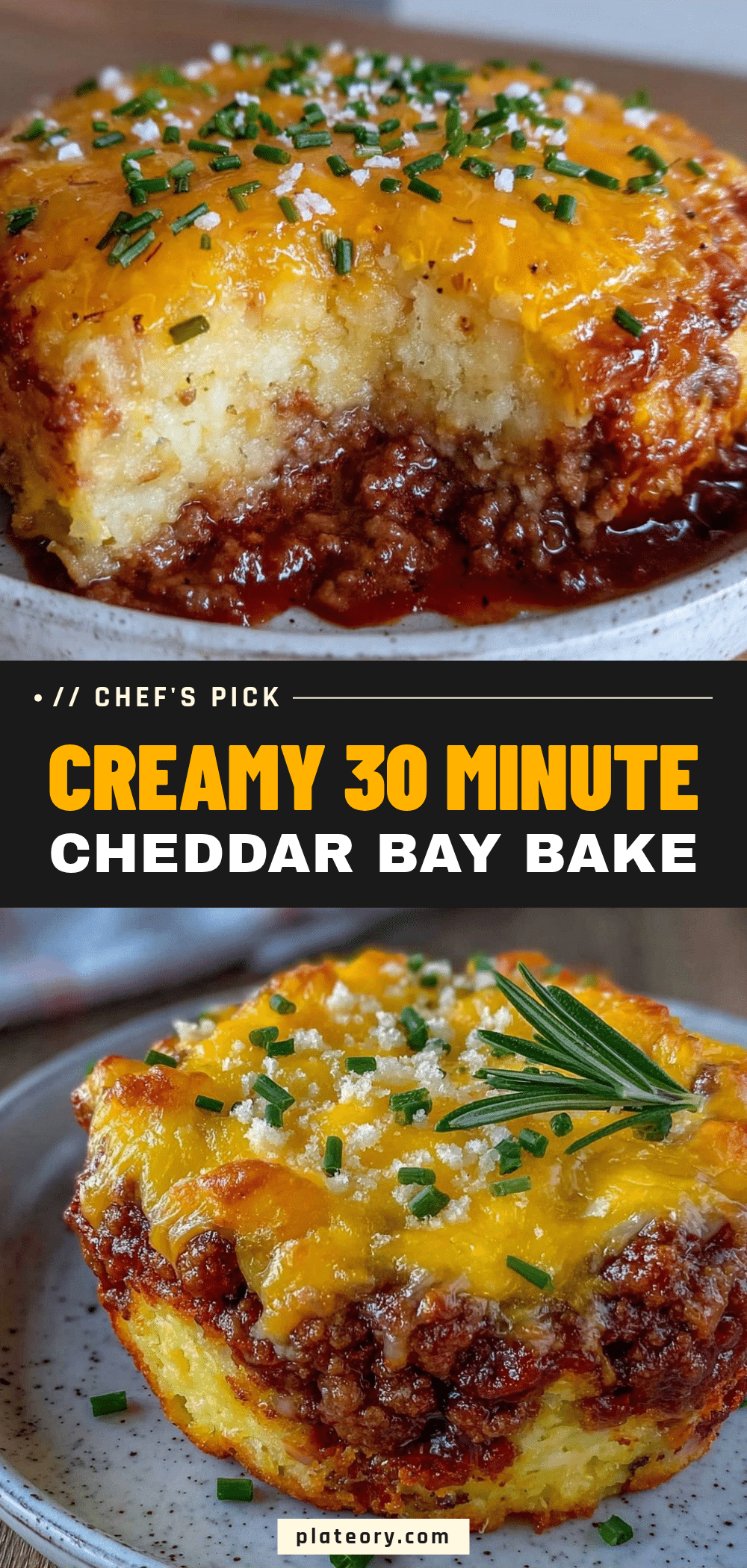 creamy cheddar bay burger bake recipe
