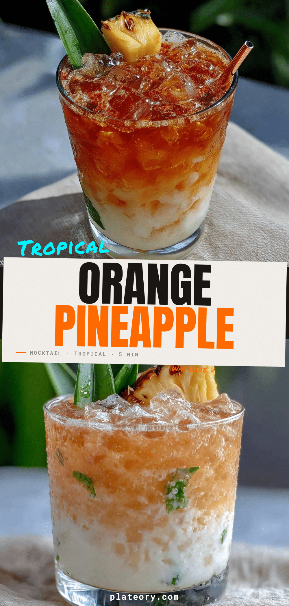 creamy coconut pineapple mocktail recipe