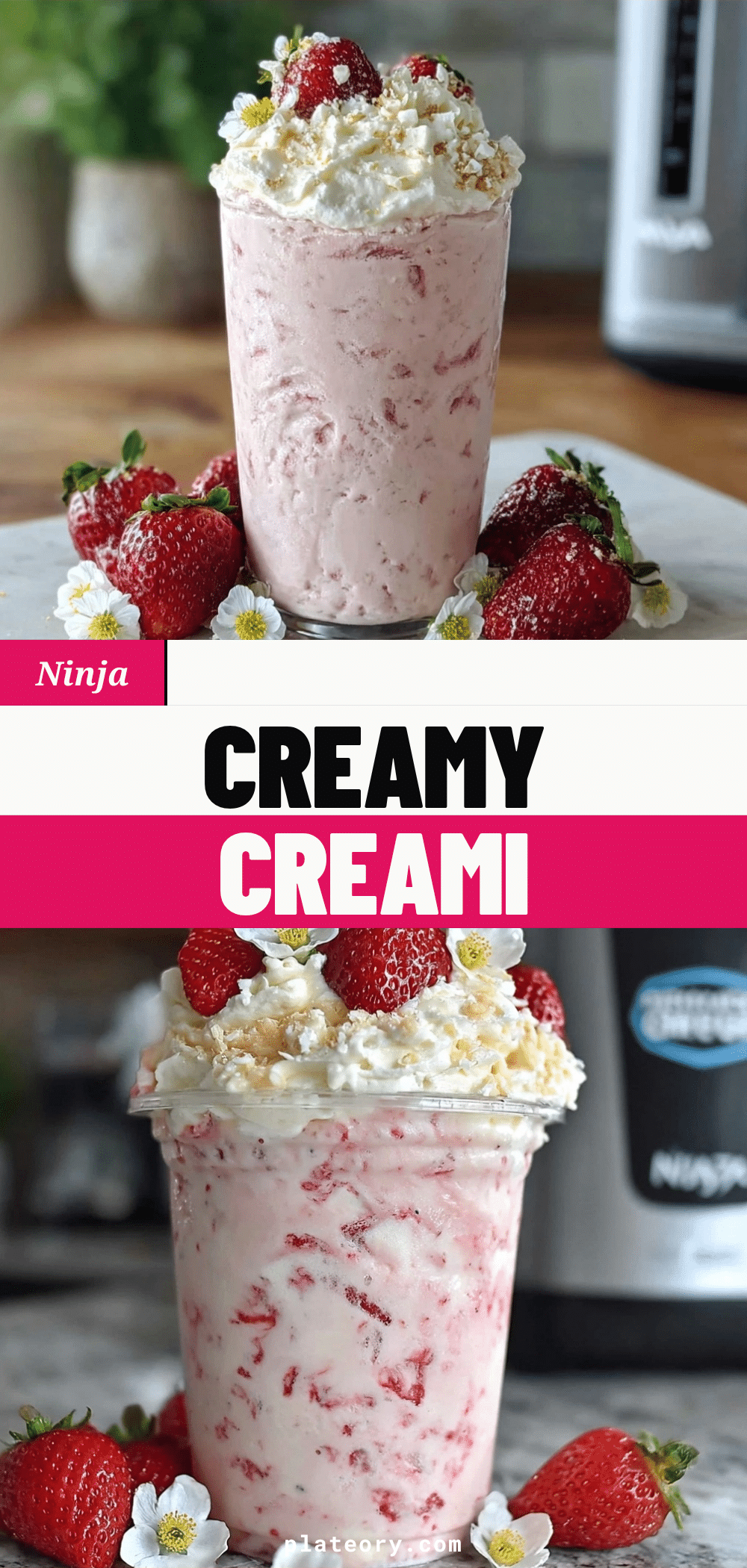 creamy strawberry protein ice cream recipe