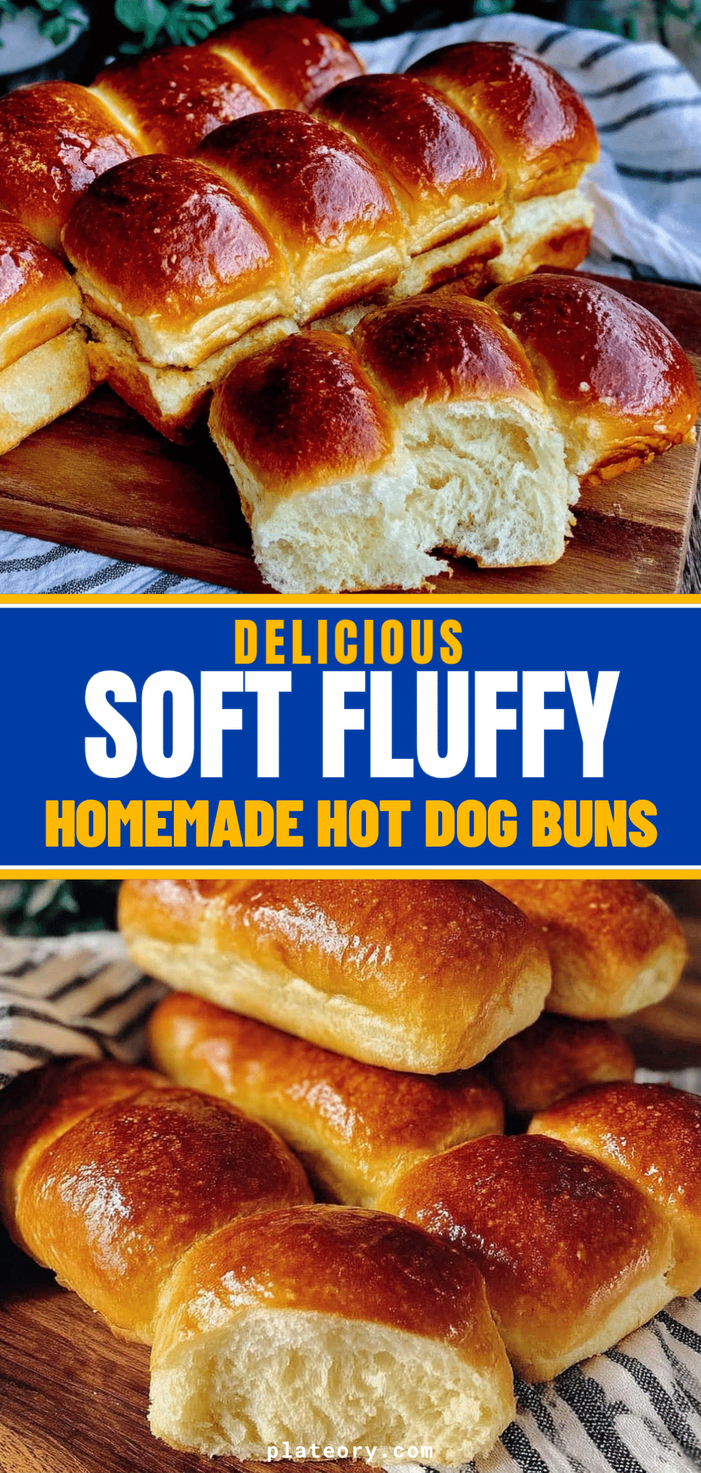 homemade hot dog buns recipe