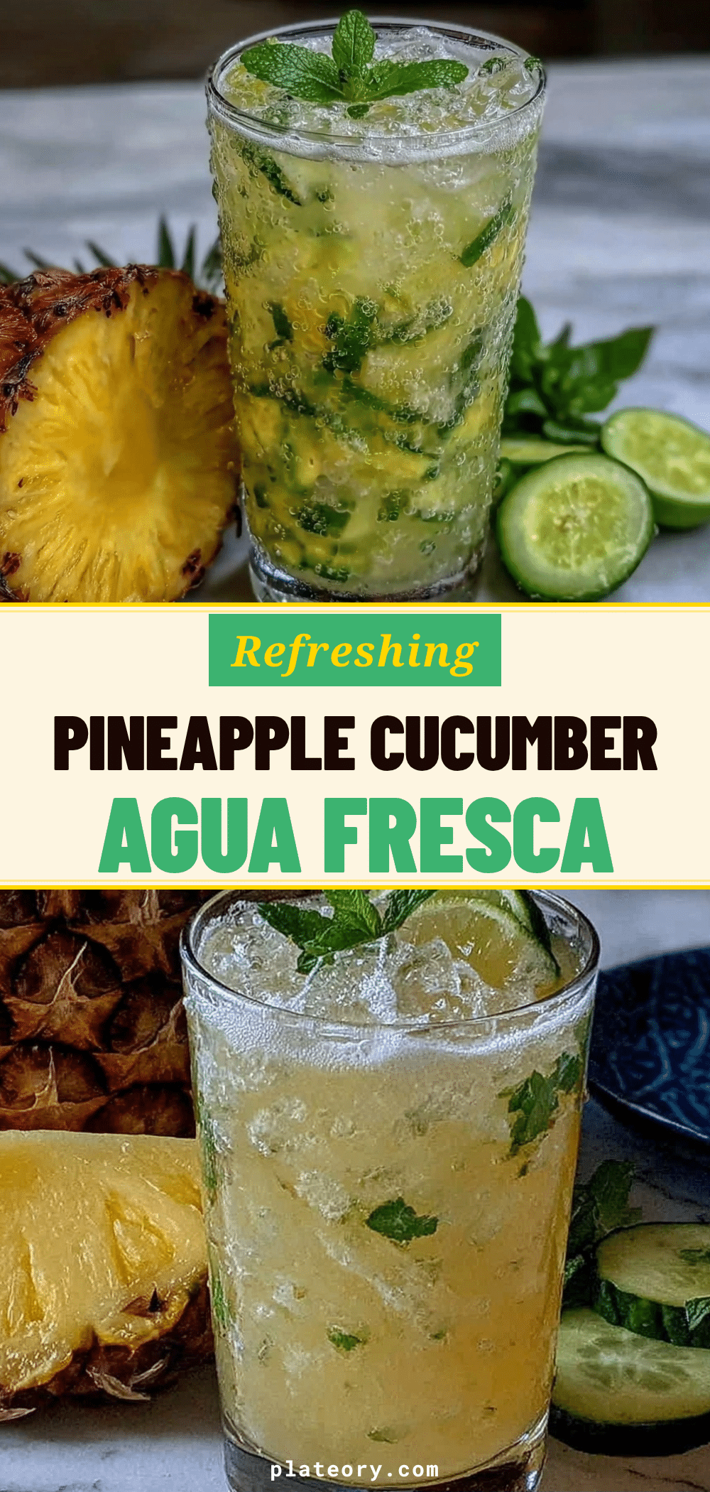 pineapple cucumber agua fresca recipe