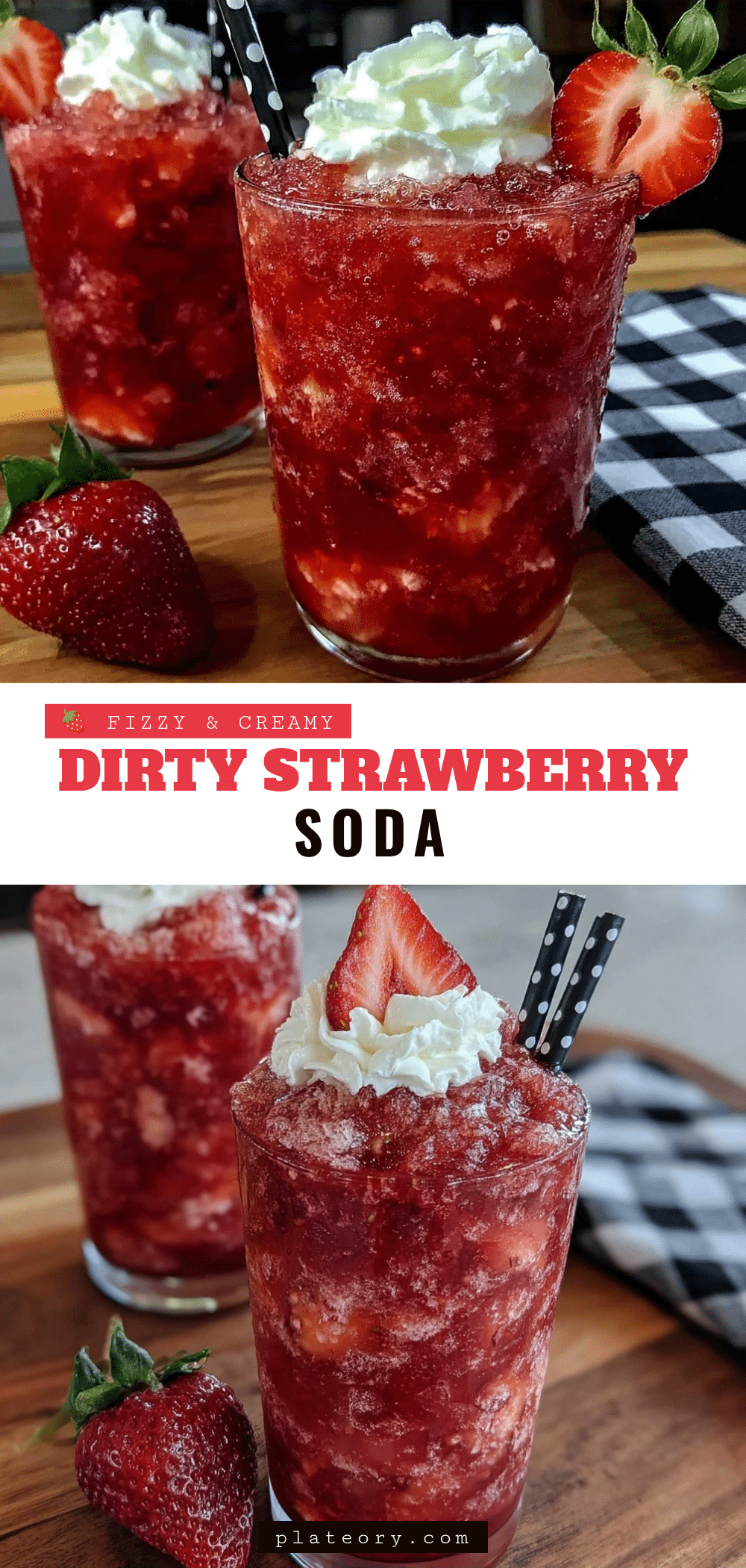 strawberry cream soda mocktail recipe