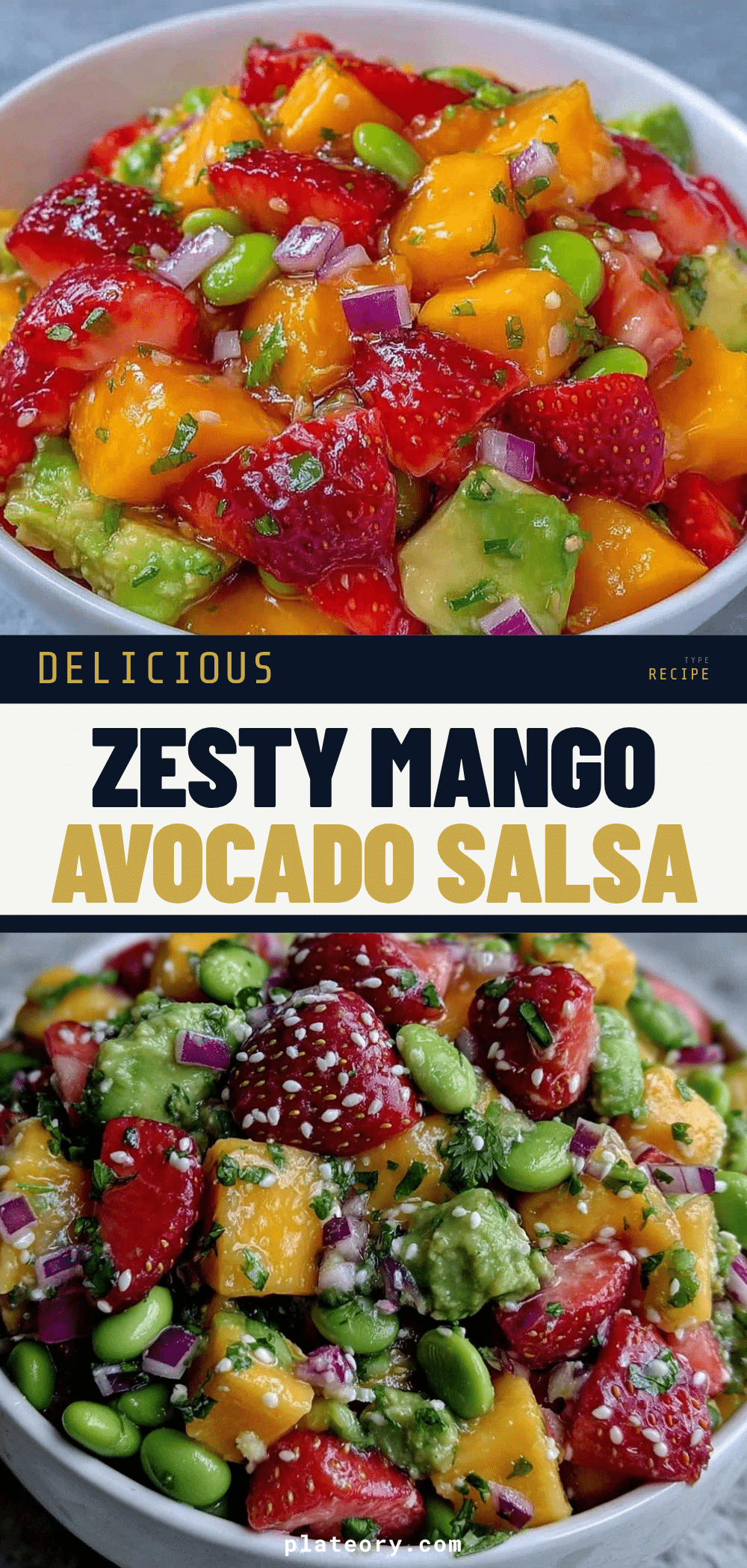 Zesty Mango Avocado Salsa recipe
