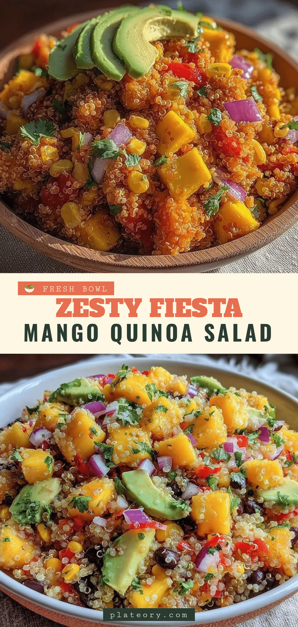 Zesty Mango Quinoa Salad recipe
